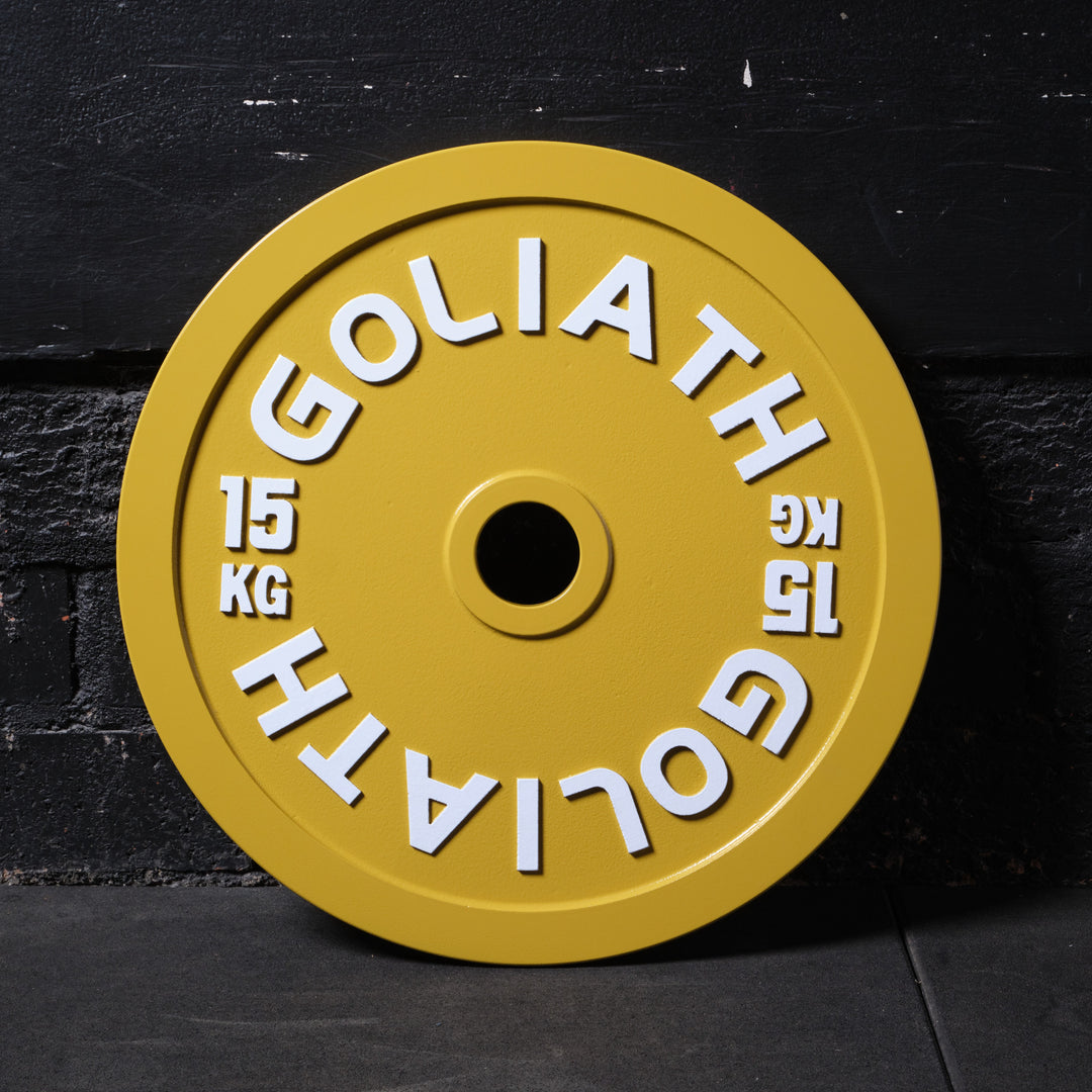 Goliath Calibrated Powerlifting Plate - 15kg (PAIR)