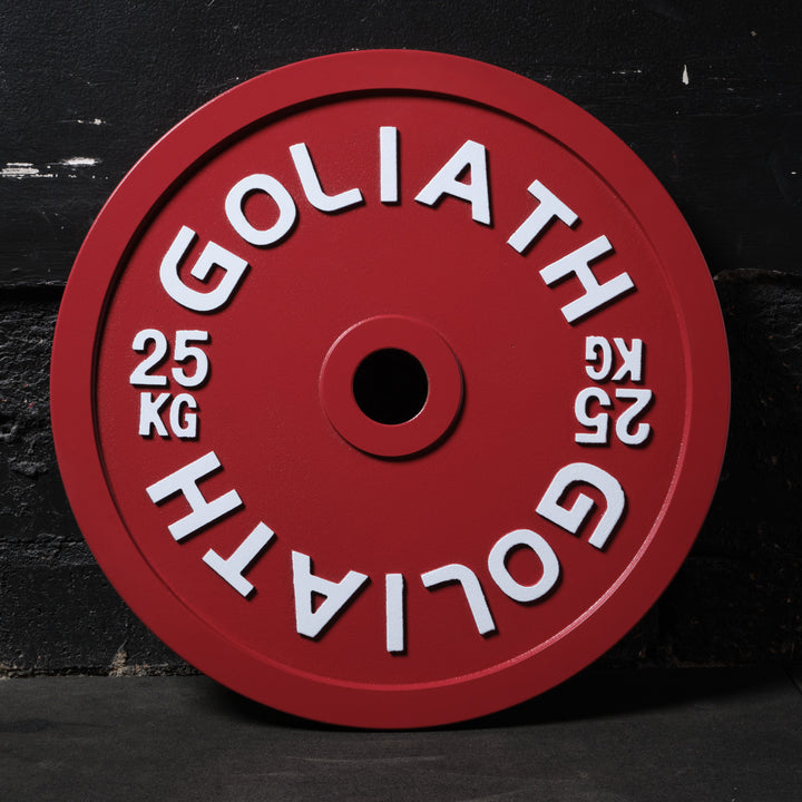 Goliath Calibrated Powerlifting Plate - 25kg (PAIR)