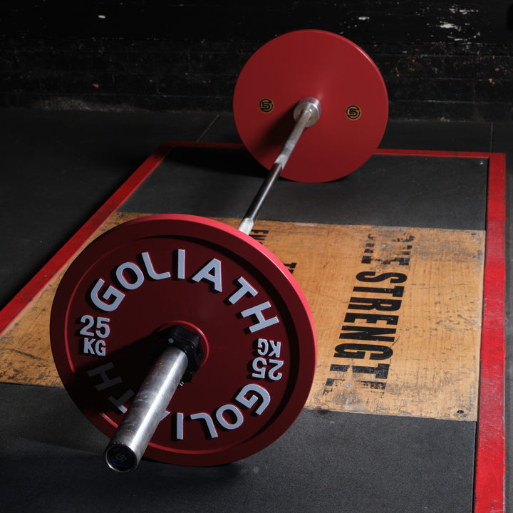 Goliath Calibrated Powerlifting Plate - 25kg (PAIR)