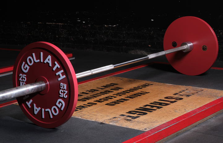 Goliath Calibrated Powerlifting Plate - 25kg (PAIR)