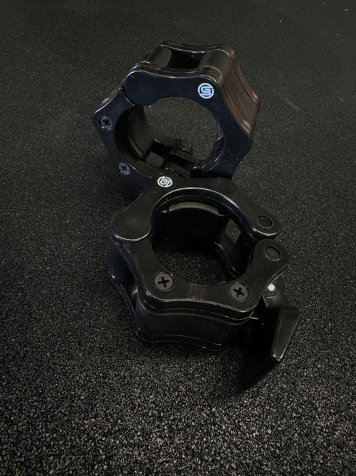 Goliath Barbell Jaw Collars (PAIR) - Black