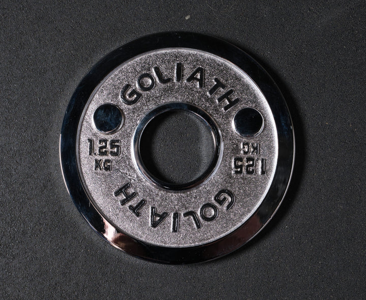 Goliath Calibrated Powerlifting Plate - 1.25kg (PAIR).