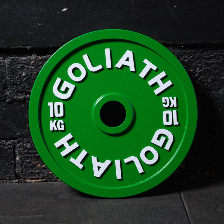 Goliath Calibrated Powerlifting Plate - 10kg (PAIR)
