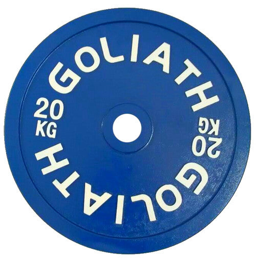 Goliath Calibrated 20kg Powerlifting Plates set - 200kg Pack - (5 PAIRS)