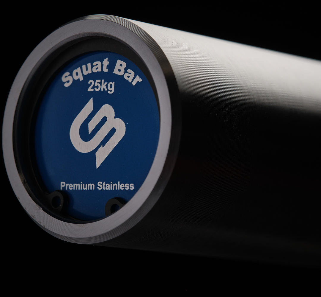 Goliath Squat bar - 25kg - 35mm - STAINLESS STEEL