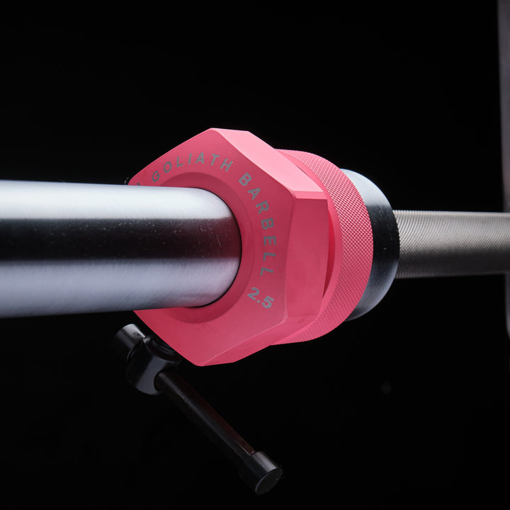 Goliath Calibrated 2.5kg collars (PAIR) - PINK CERAKOTE