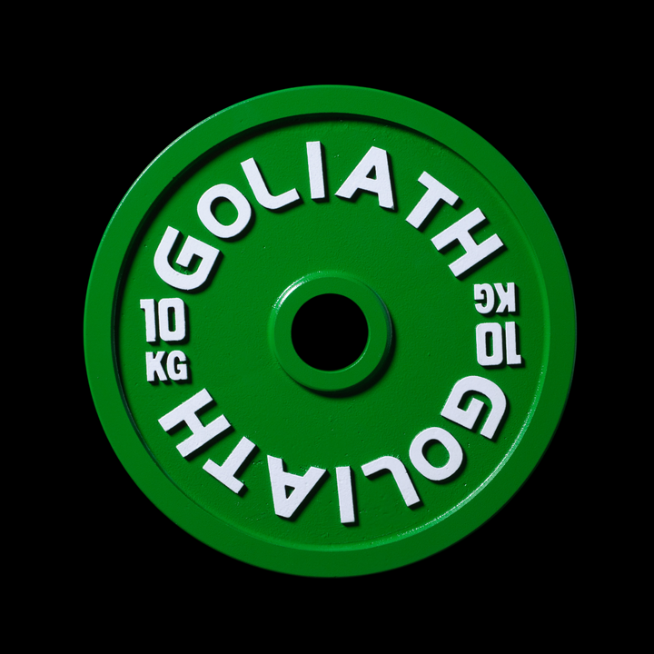 Goliath Calibrated Powerlifting Plate - 10kg (PAIR)