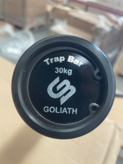 Goliath Trap Bar 28mm 30kg.  Aggressive Knurl.
