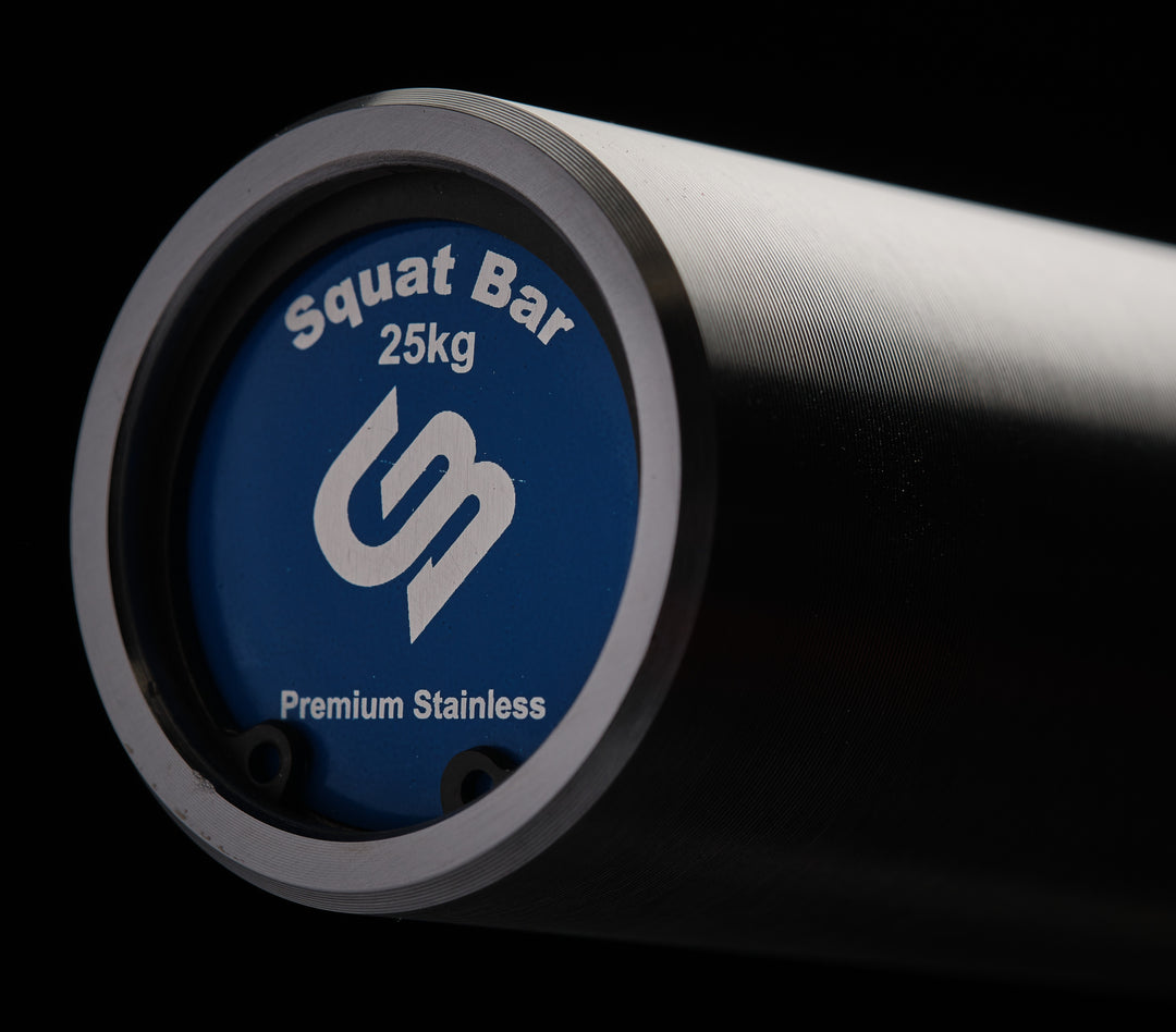 Goliath Squat bar - 25kg - 35mm - STAINLESS STEEL